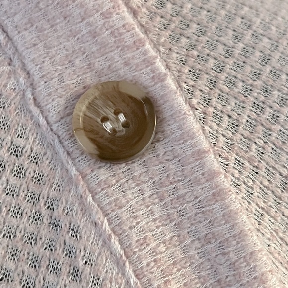 NWT Soft Pink Turtleneck w/3 Button Collar - Picture 2 of 7